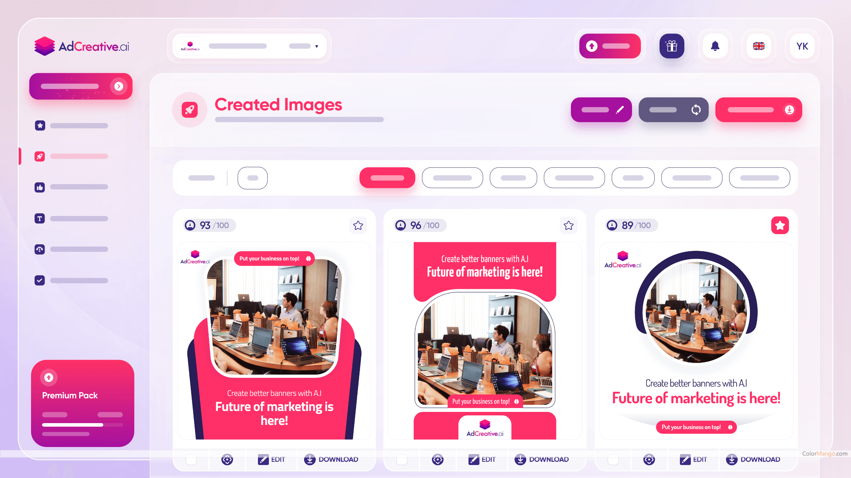 AdCreative.ai Screenshot
