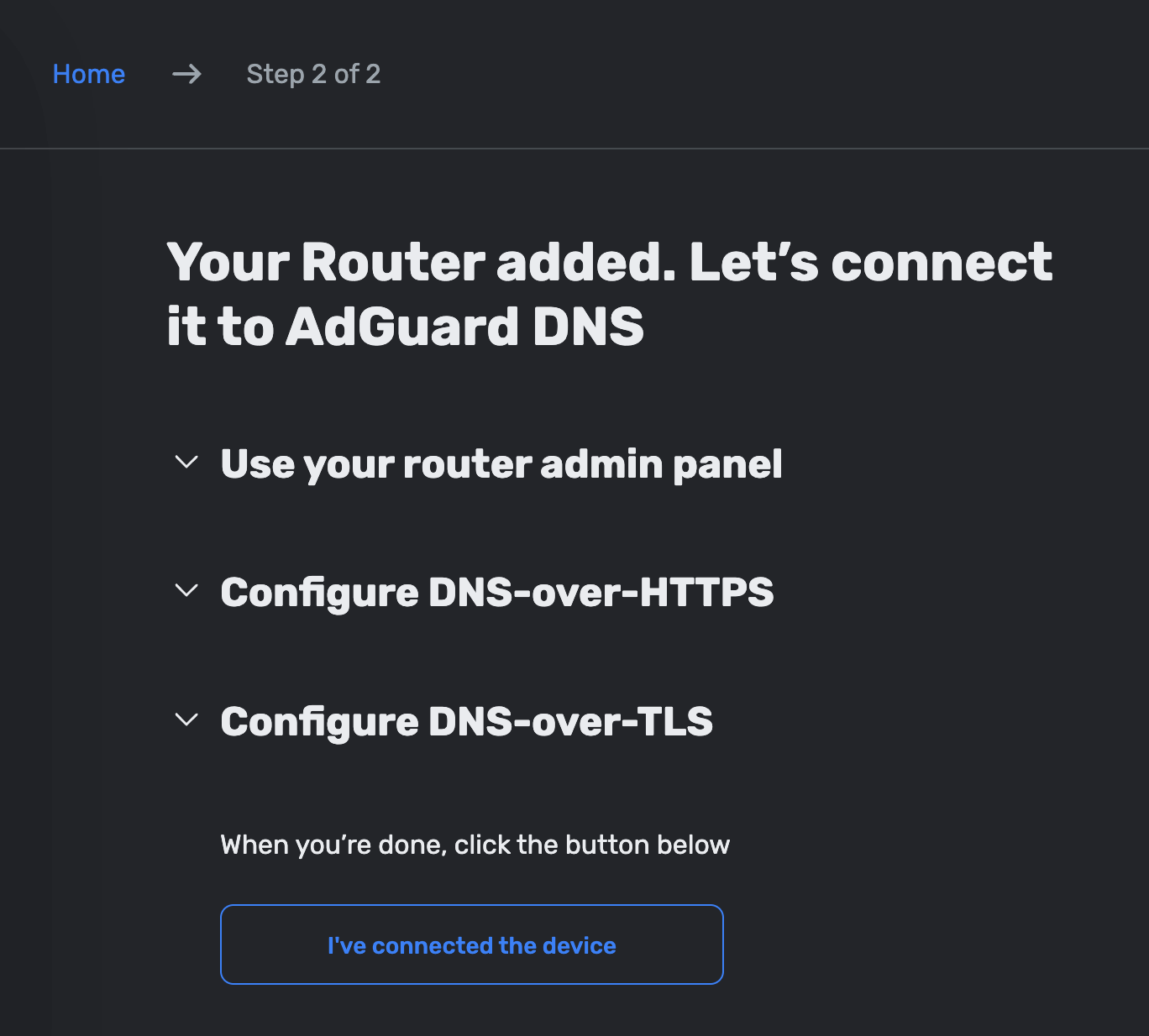 AdGuard DNS Screenshot