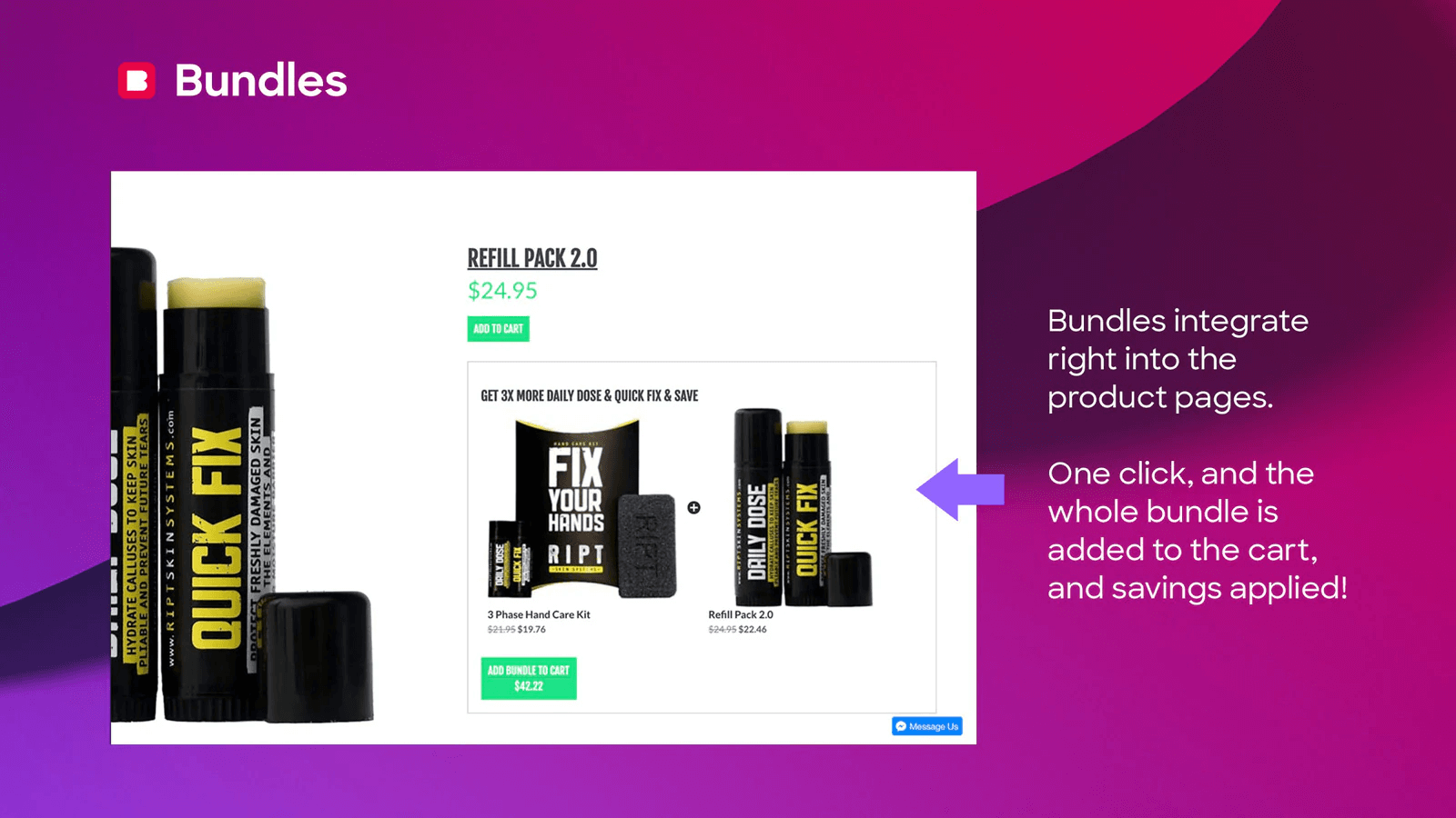 BOLD Bundles Screenshot