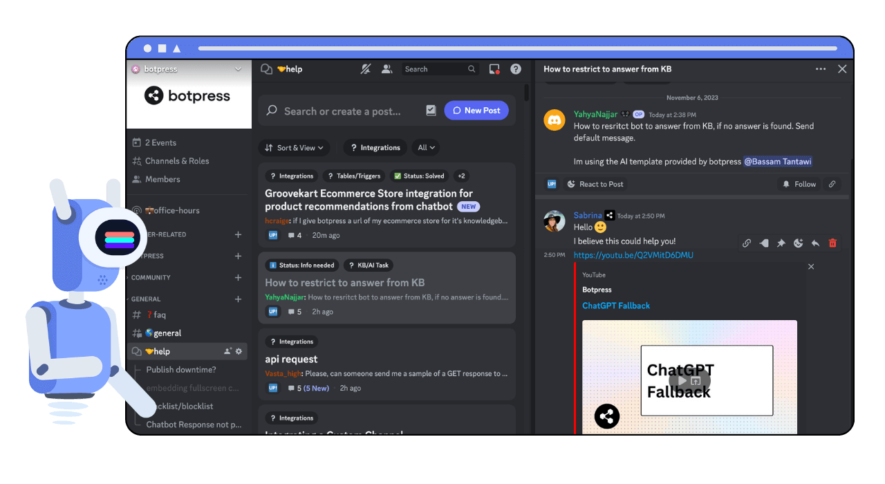 Botpress Screenshot