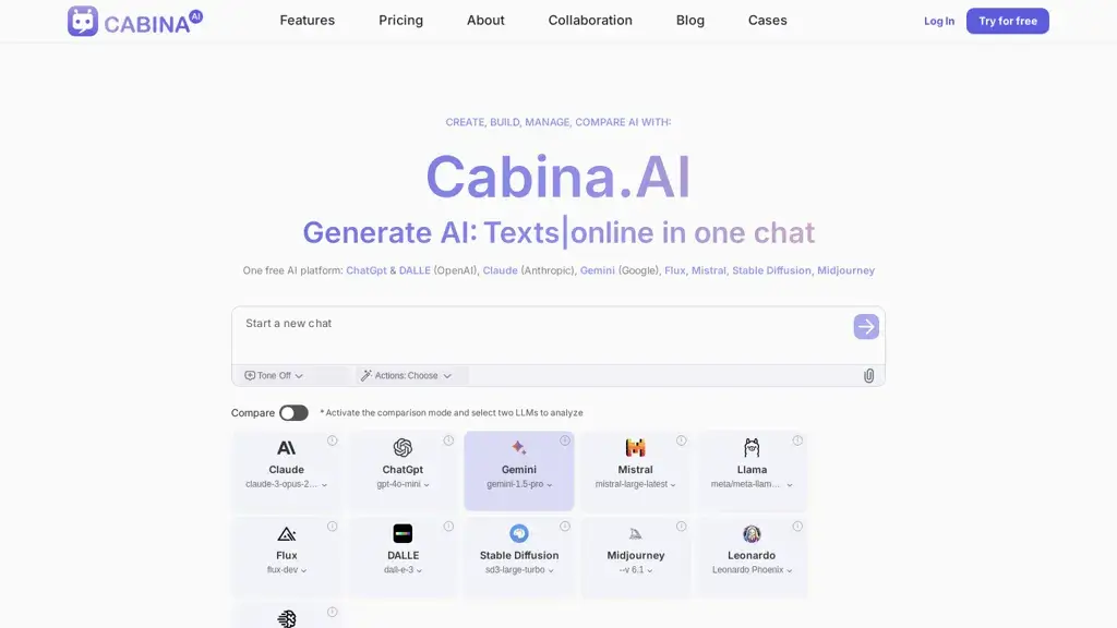 Cabina AI Screenshot