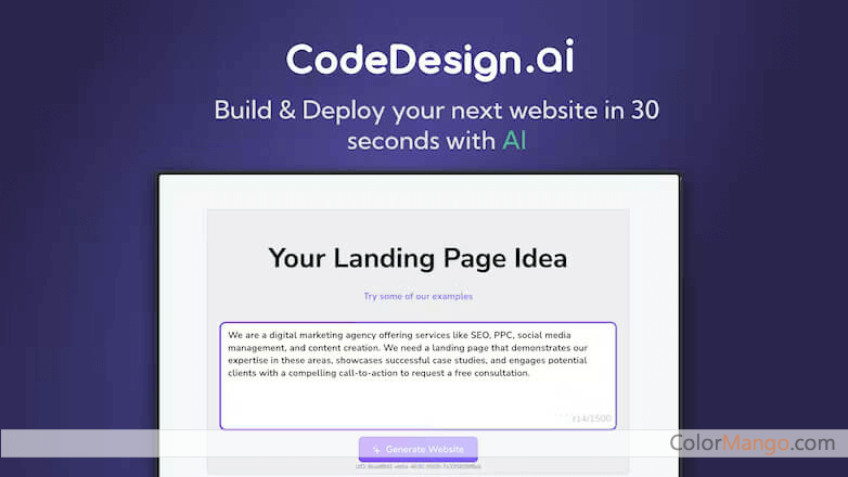 CodeDesign.ai Screenshot