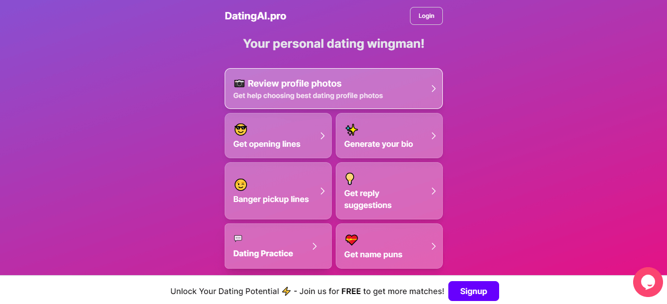 DatingAI Pro Screenshot