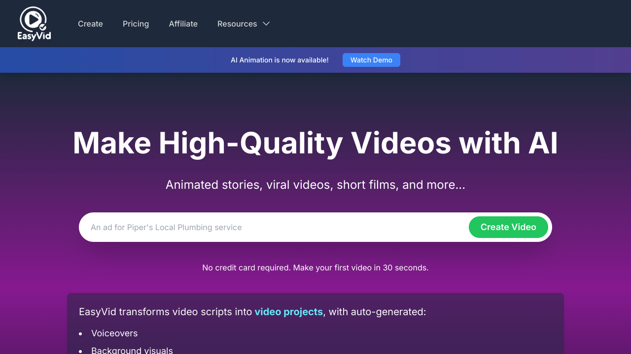 EasyVid Screenshot