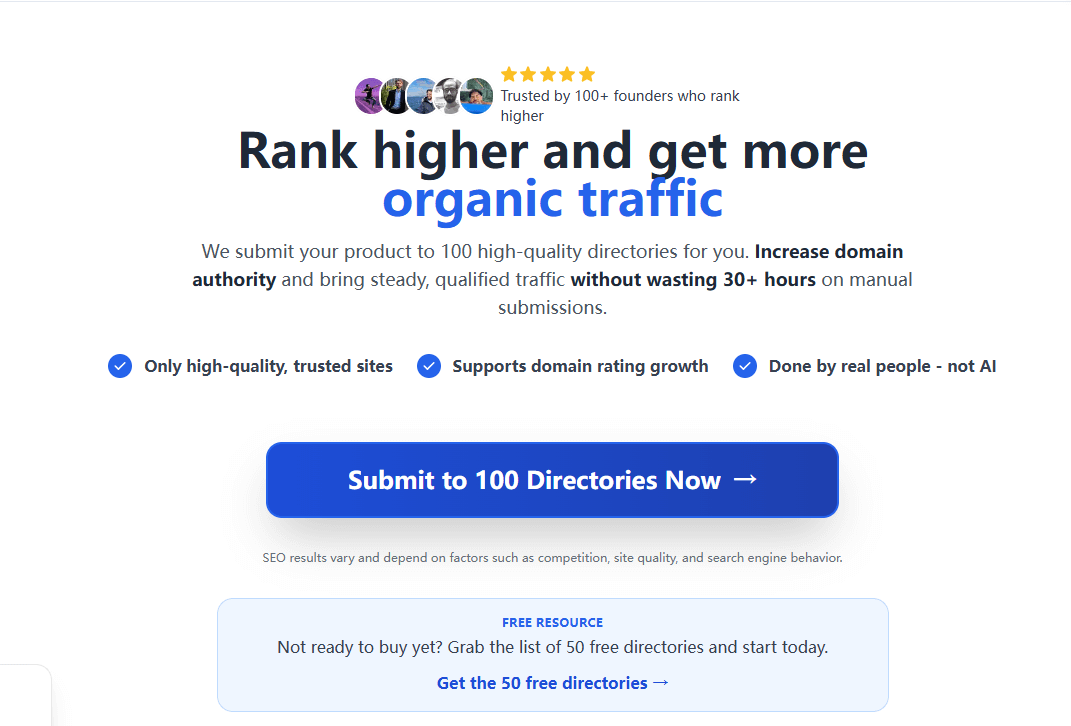 Effortless Backlinks Screenshot