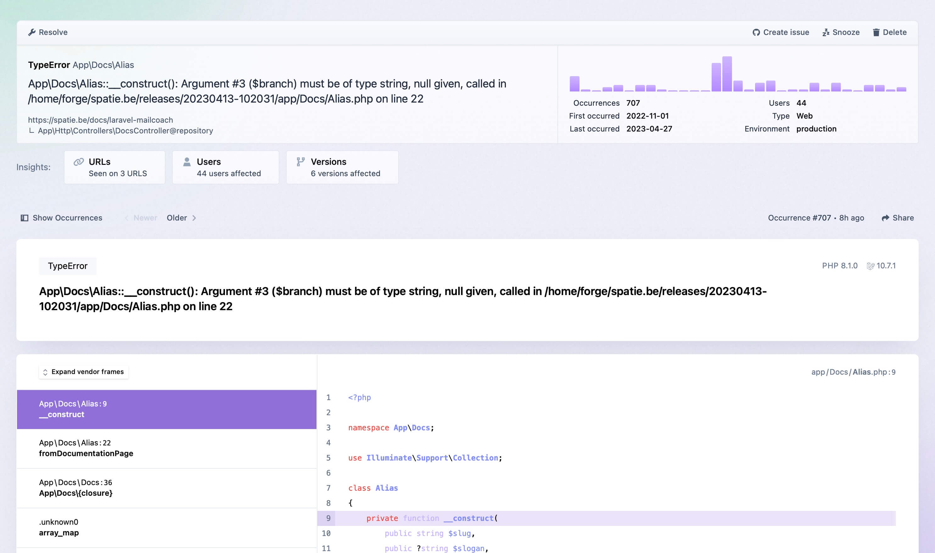 Flareapp Screenshot