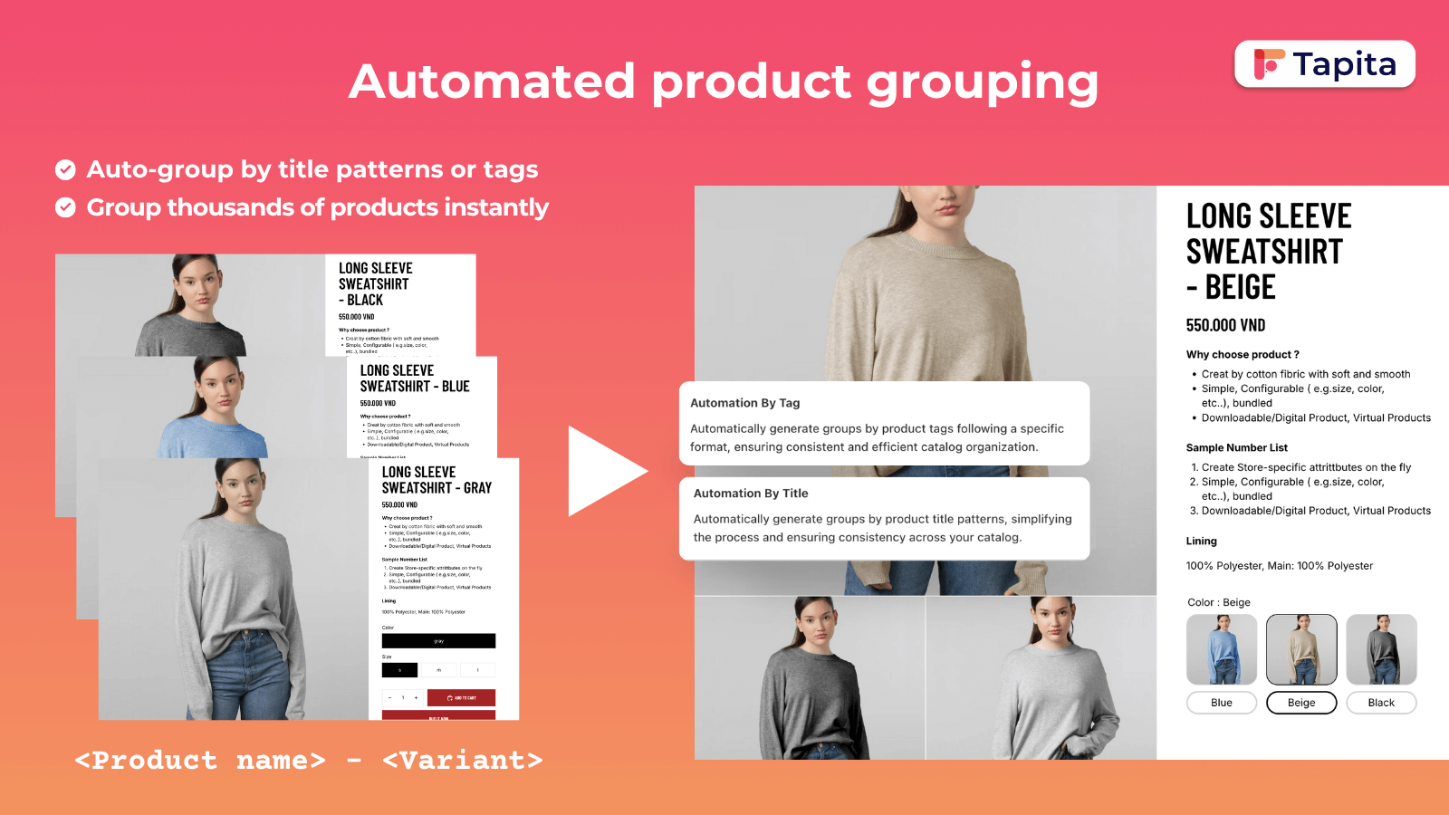 G Combined Listings & Variant Screenshot