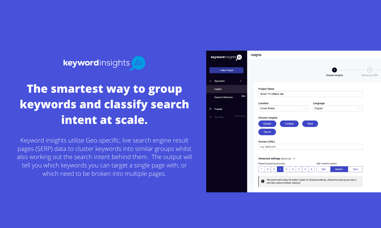 Keyword Insights Screenshot