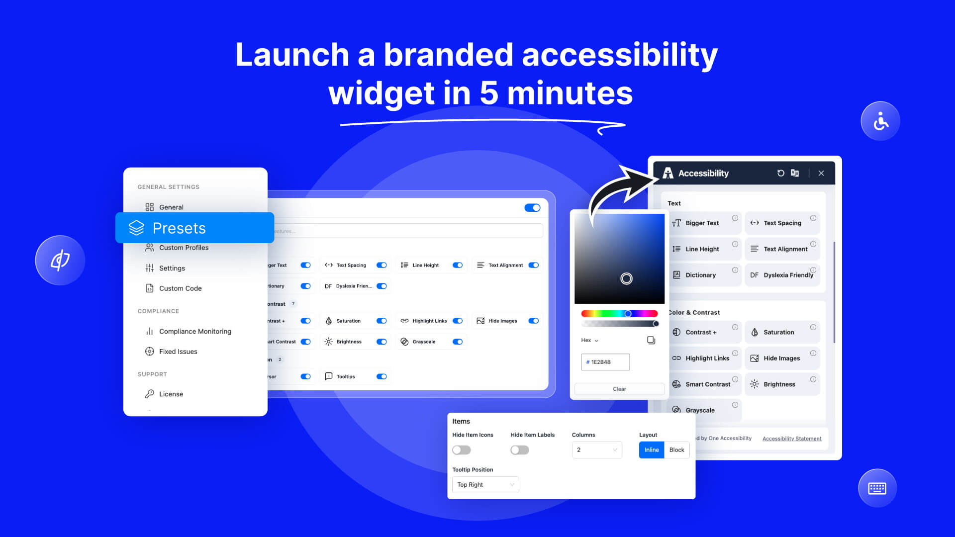 One Accessibility Screenshot