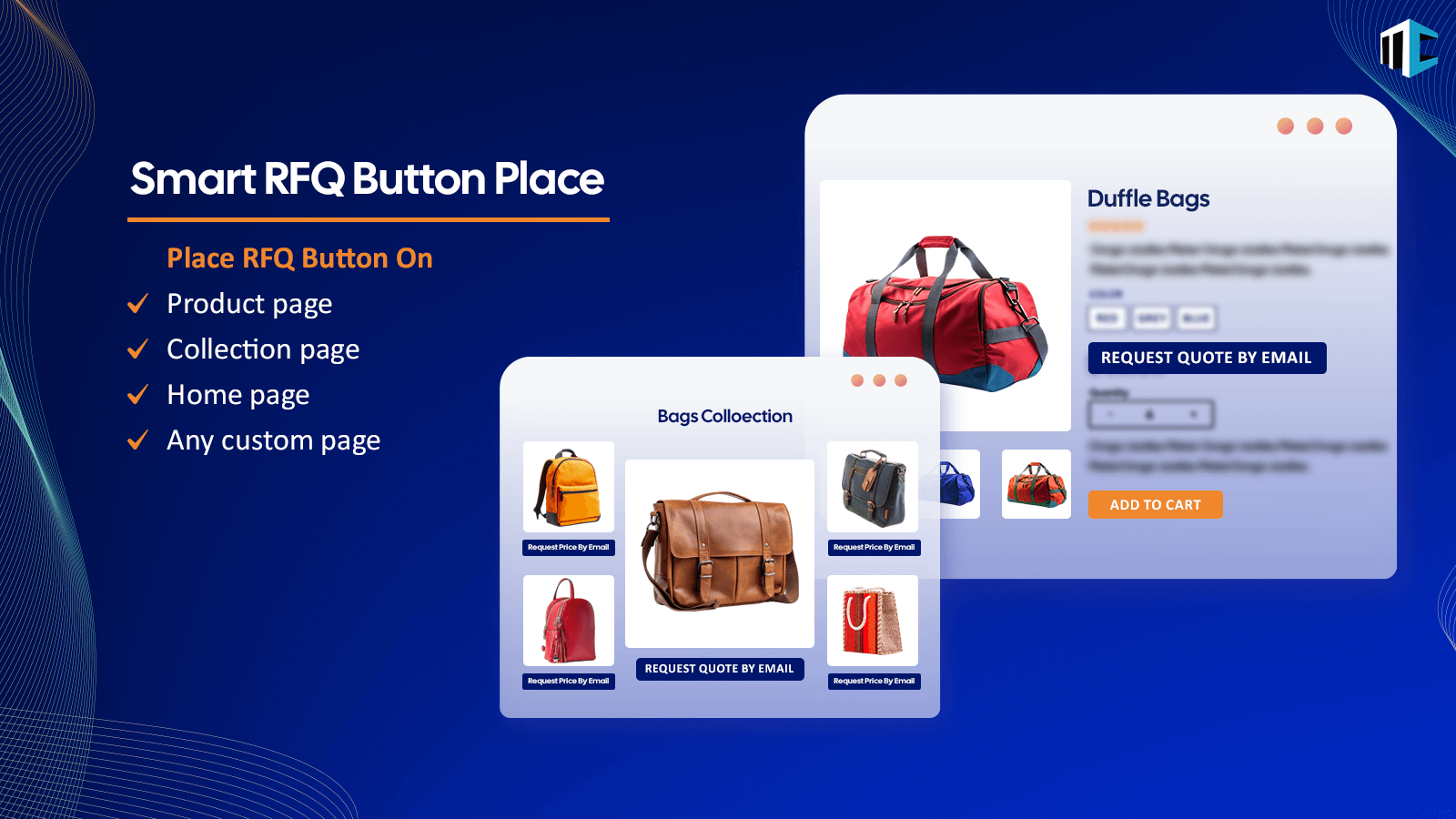 RFQ Request Quote Screenshot