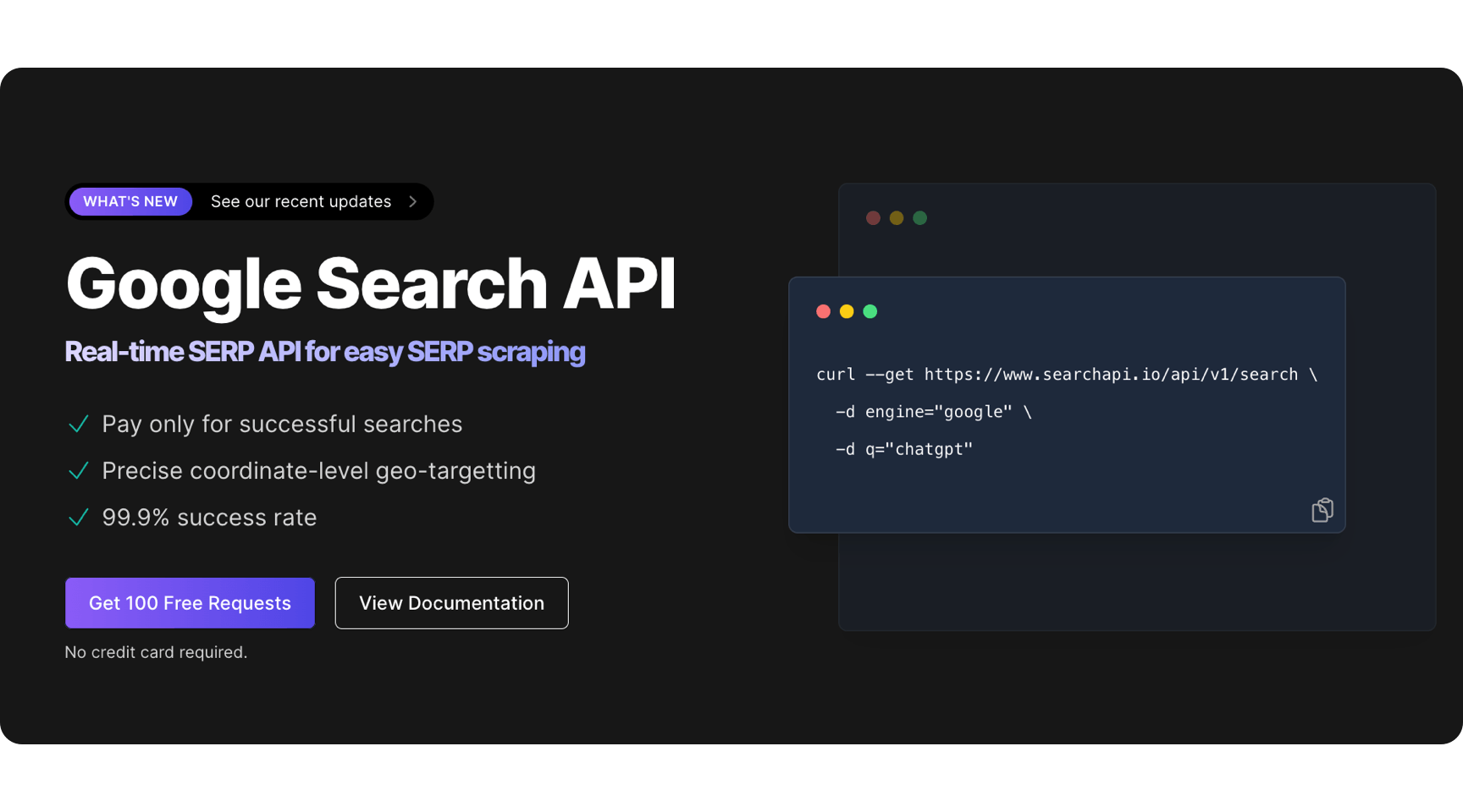 SearchApi Screenshot