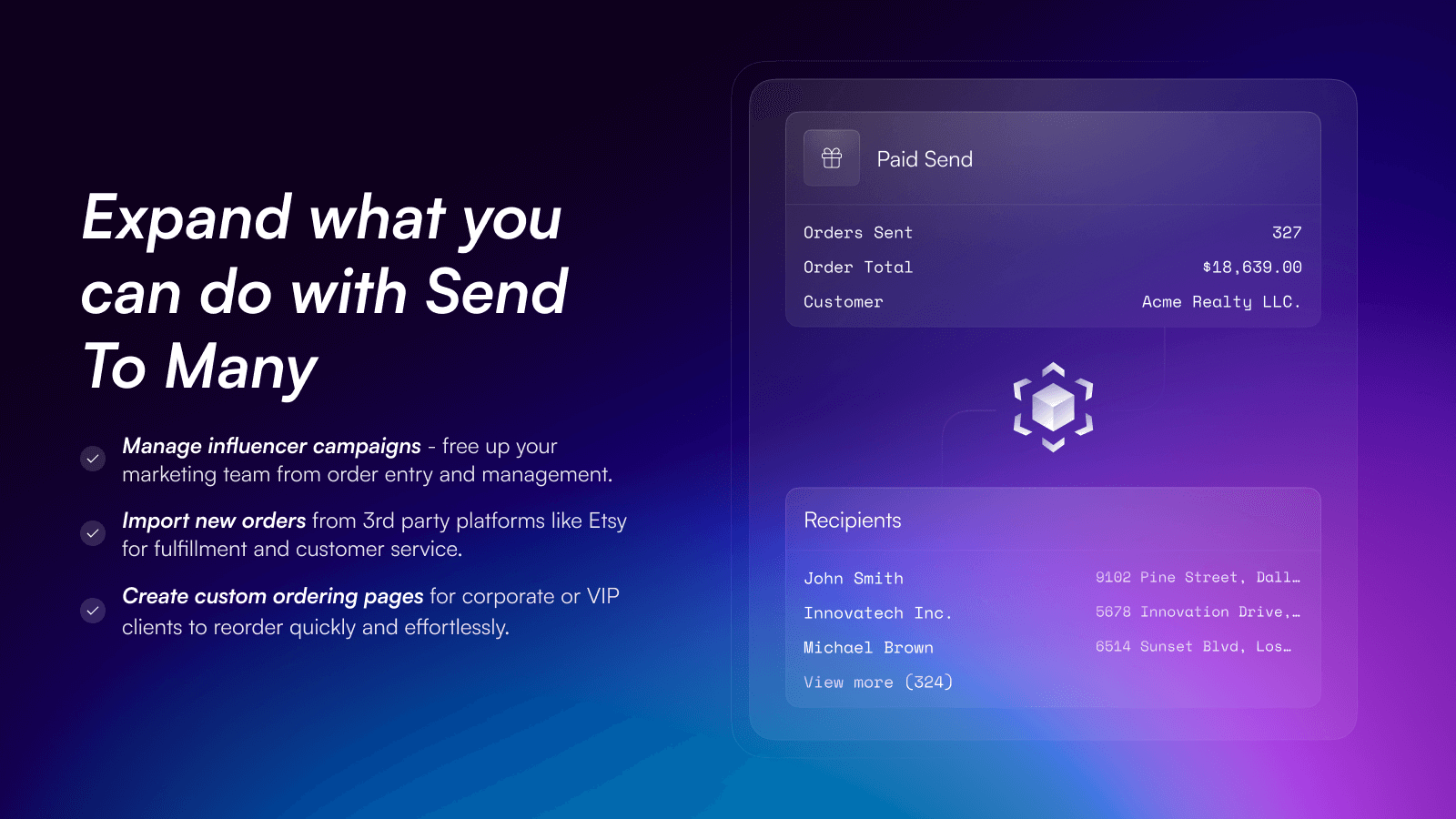 Send to Many Screenshot