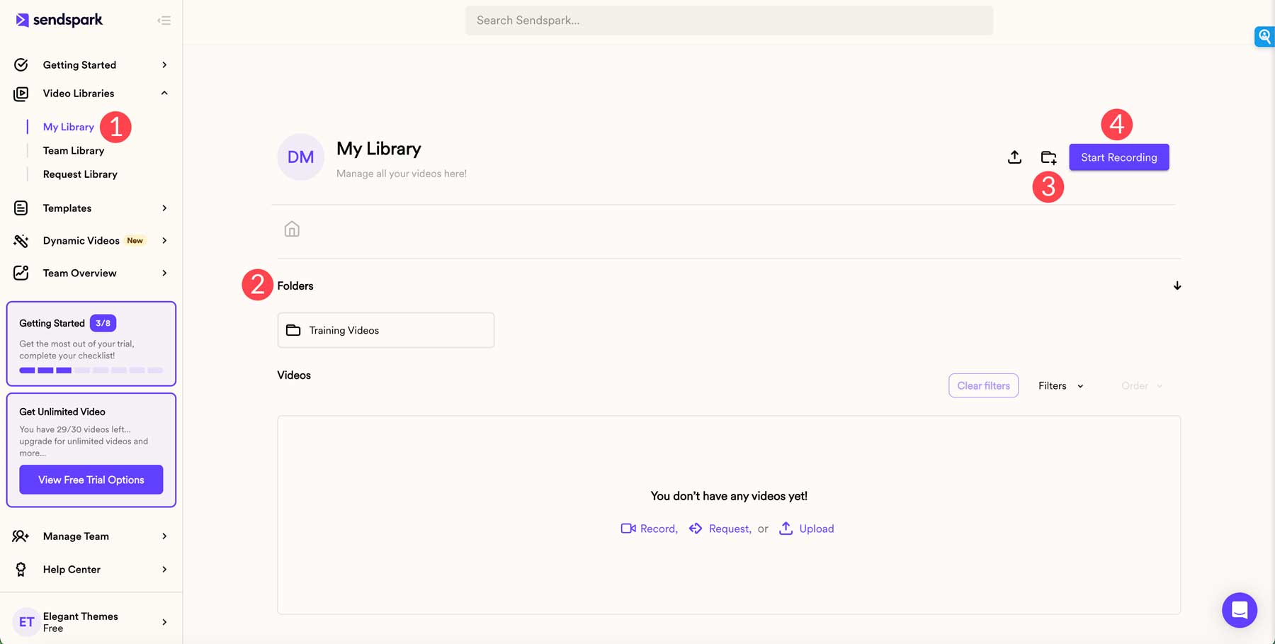 Sendspark Screenshot