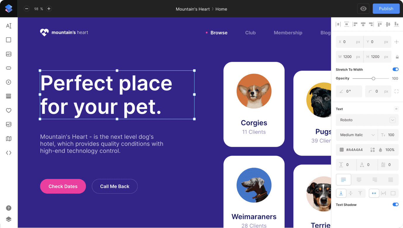 Siter.io Screenshot