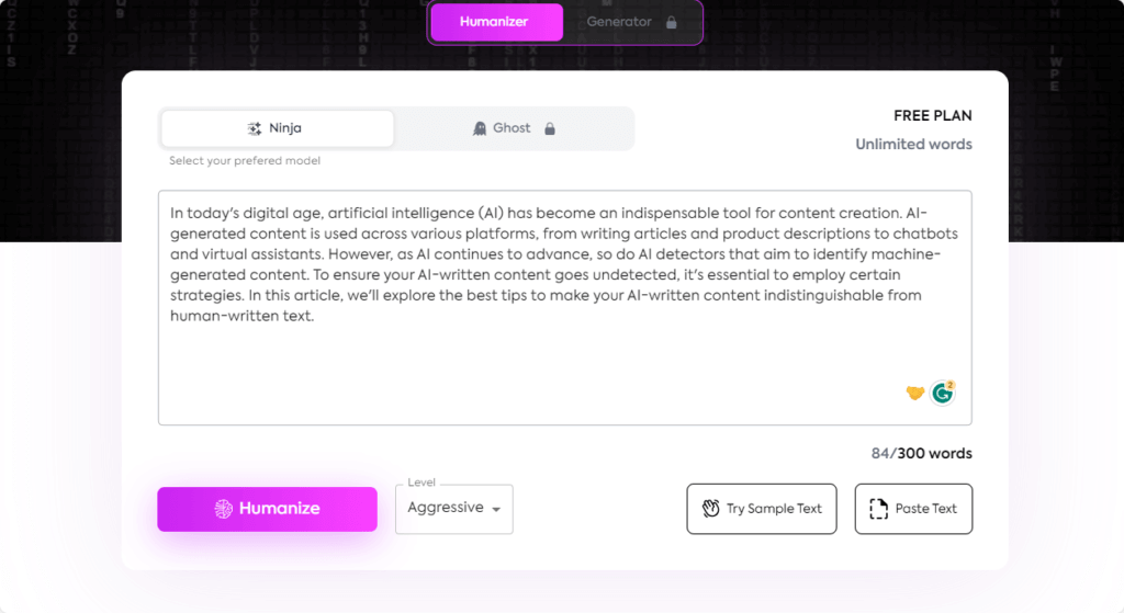 Stealthwriter Screenshot