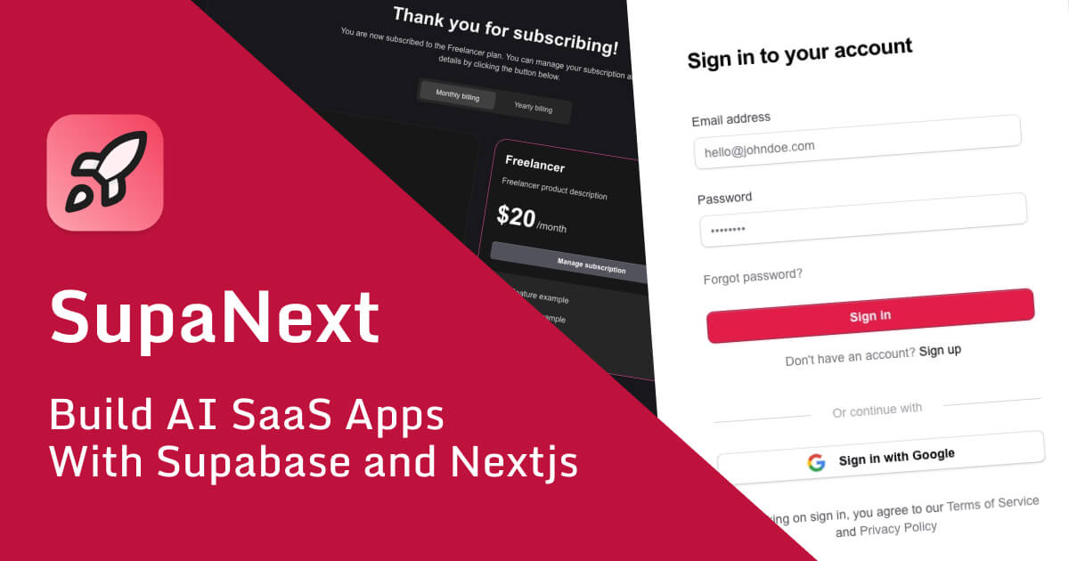 Supanext Screenshot