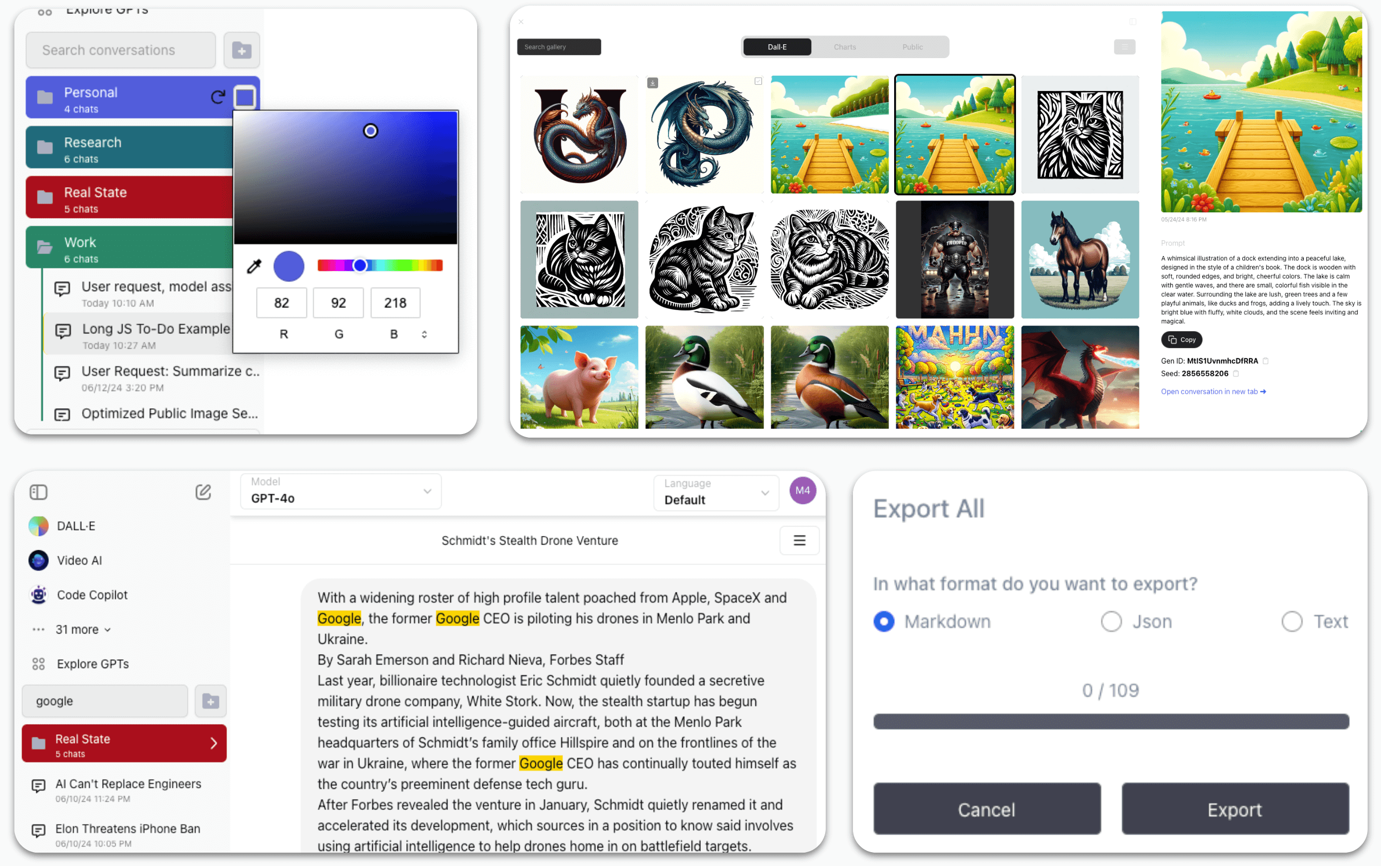 Superpower ChatGPT Screenshot
