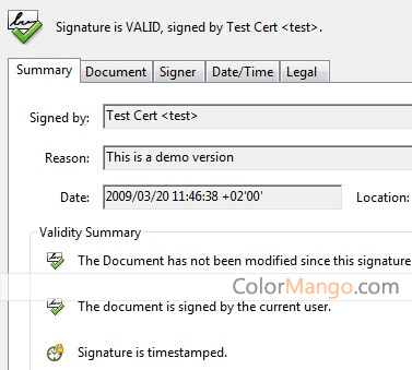 Time Stamp Server Screenshot