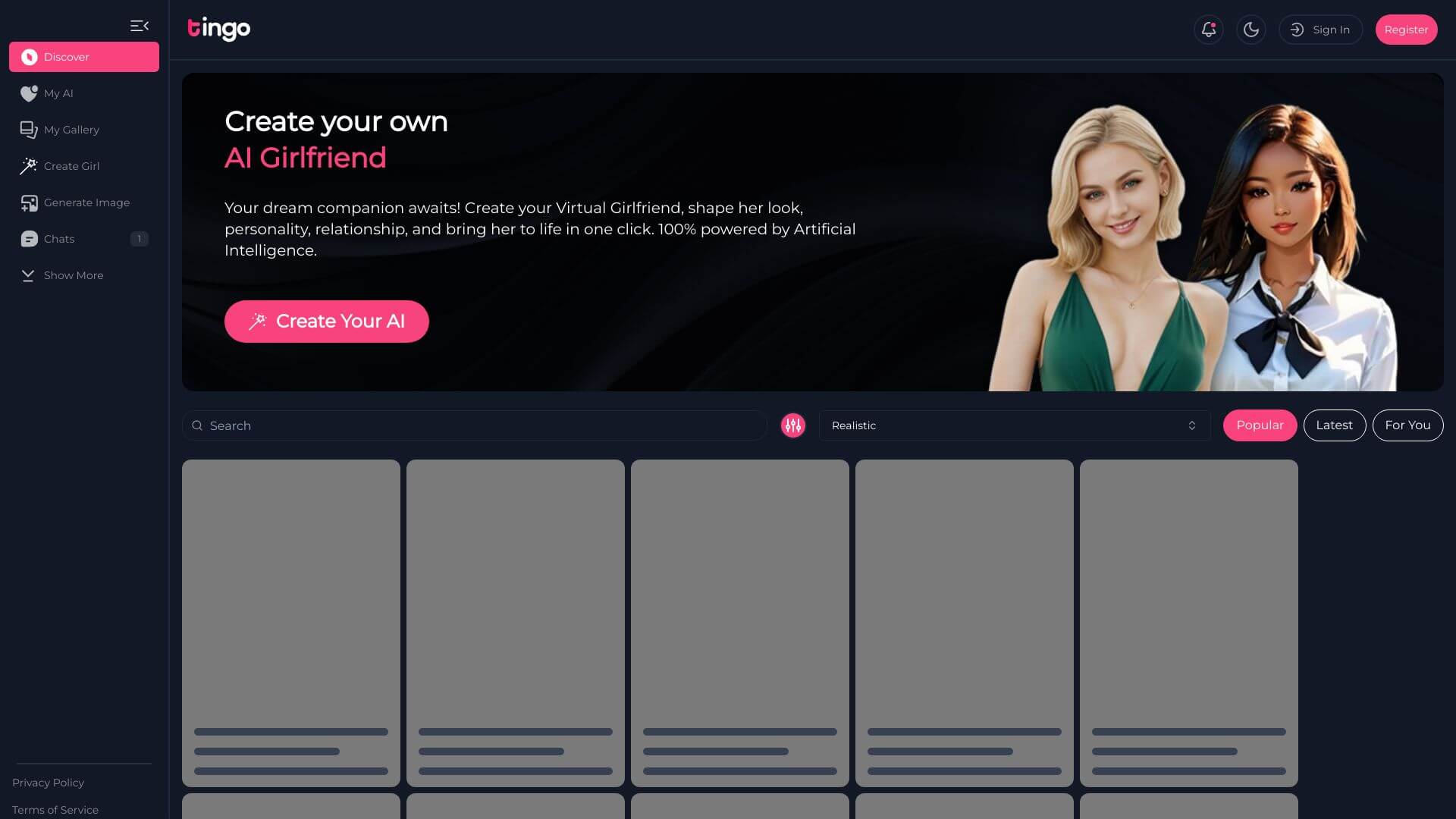 Tingo.ai Screenshot