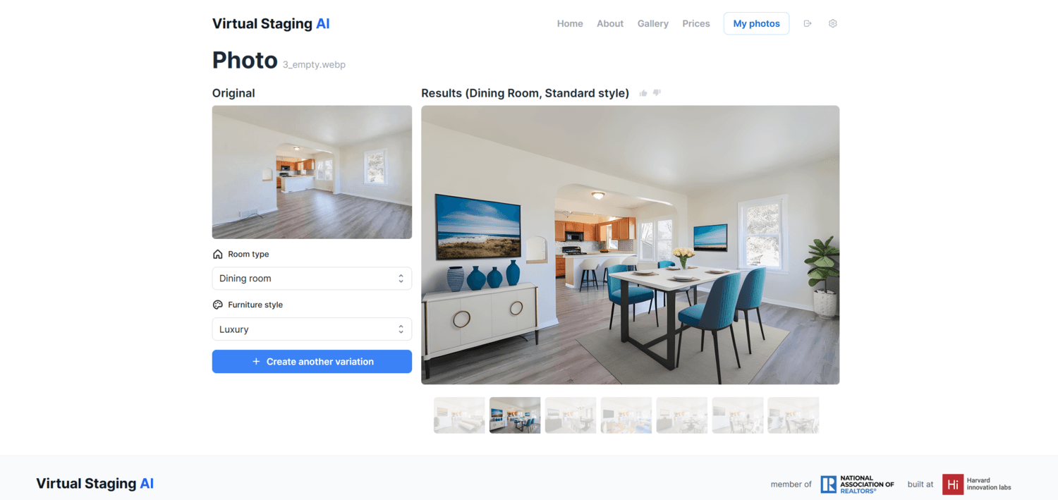 Virtual Staging AI Screenshot