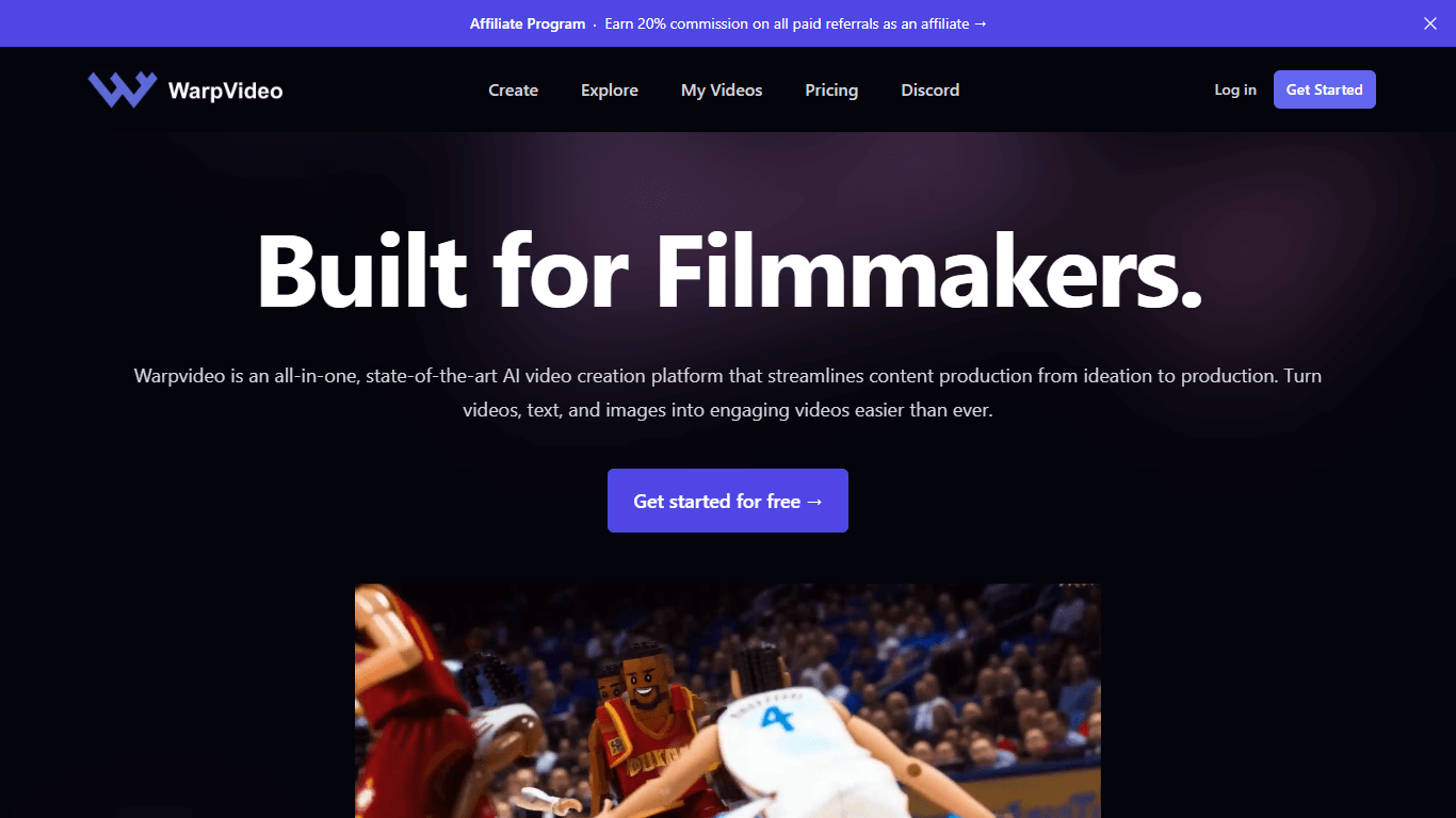 WarpVideo AI Screenshot