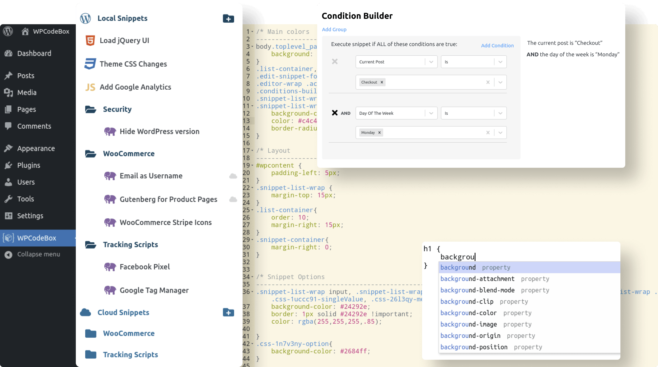 WPCodeBox Screenshot