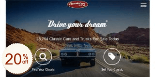 ClassicCars Code coupon de réduction