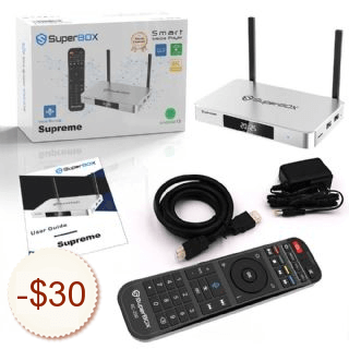 Superbox Code coupon de réduction