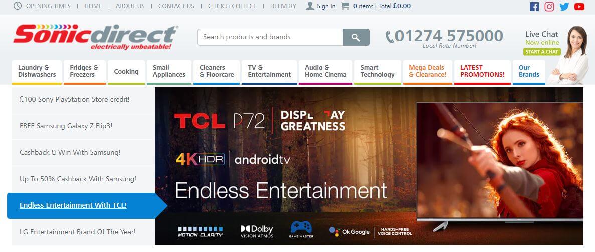 Sonic Direct Screenshot