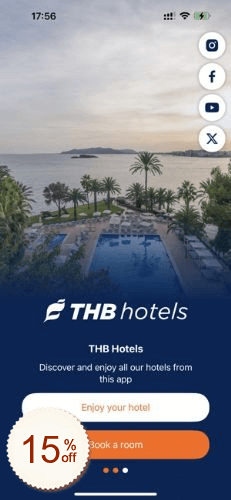 THB Hotels Code coupon de réduction