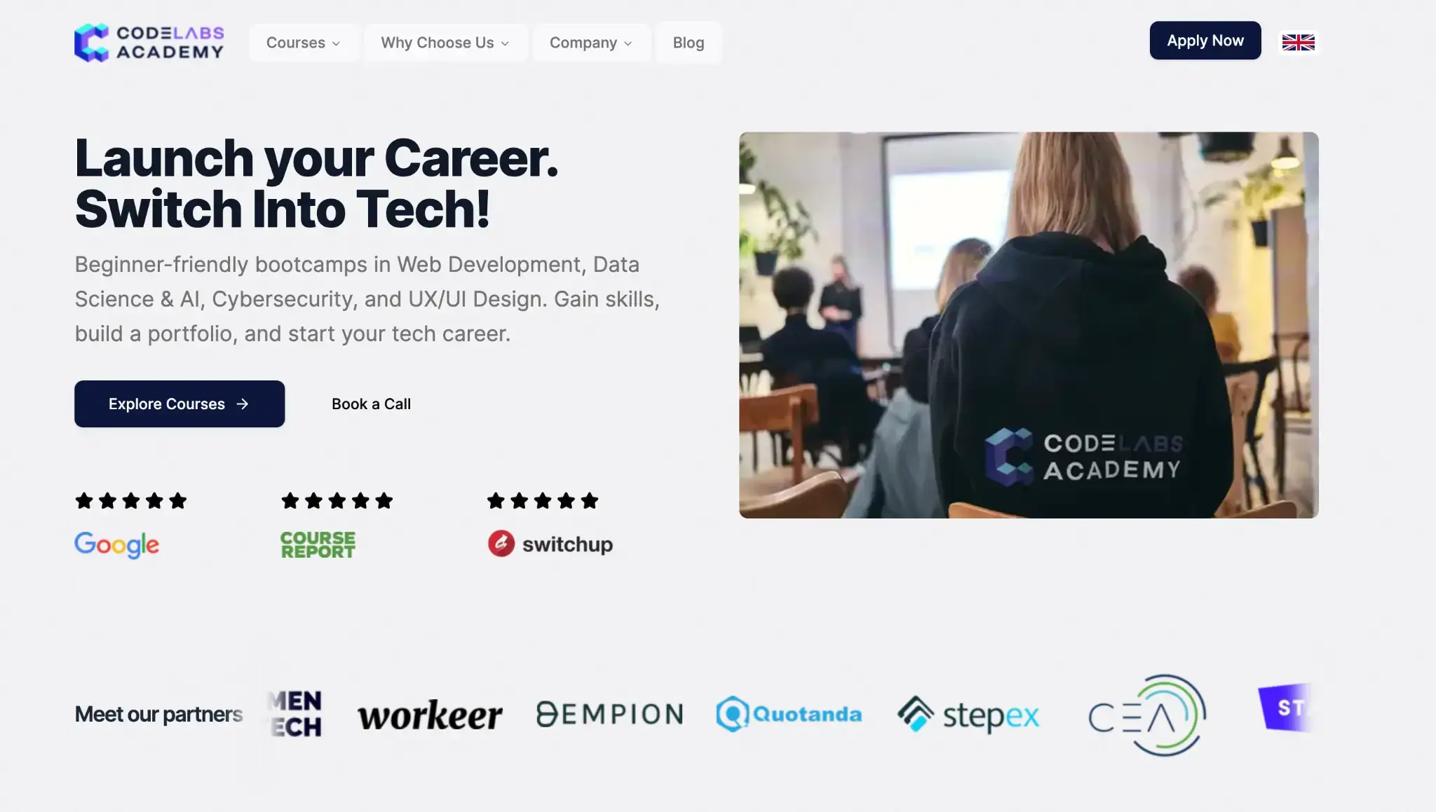 Code Labs Academy Screenshot