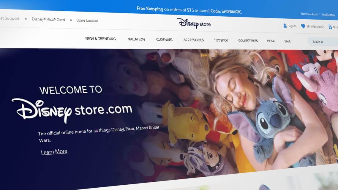 Disney Store Screenshot