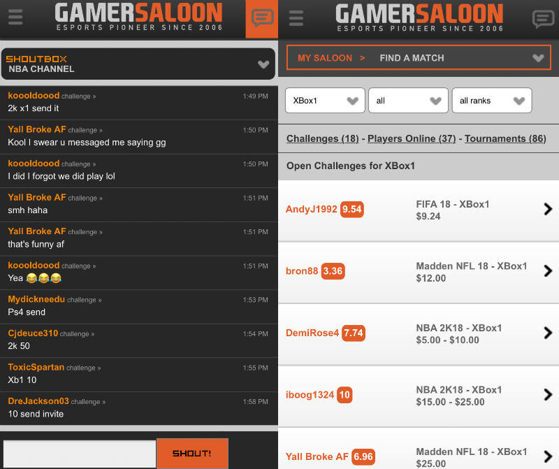 GamerSaloon Screenshot