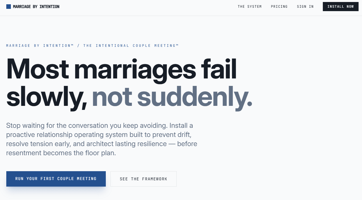 Marriage By Intention Screenshot