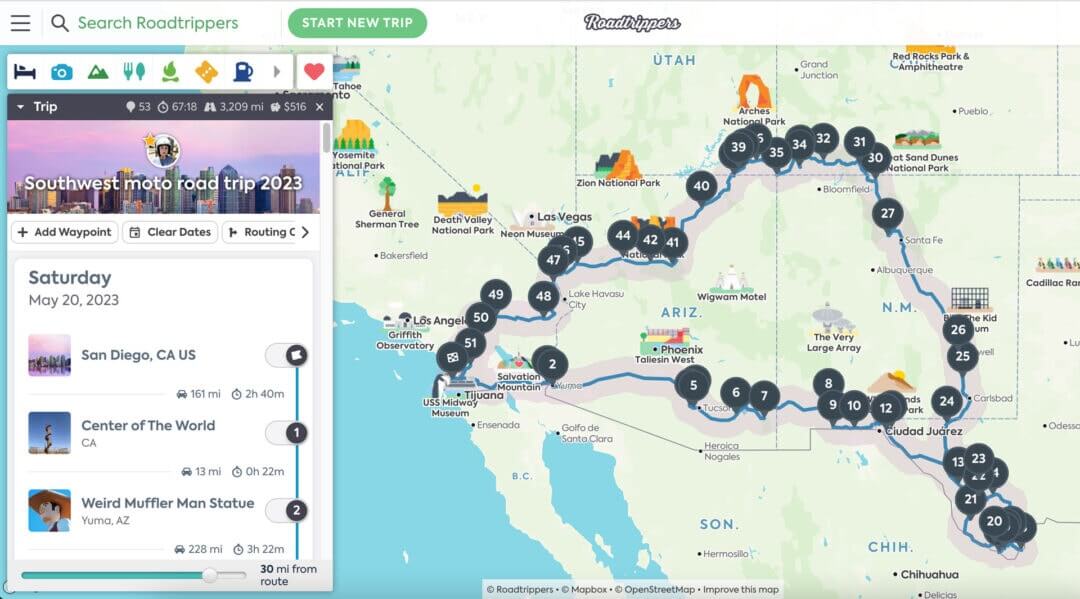 Roadtrippers Screenshot