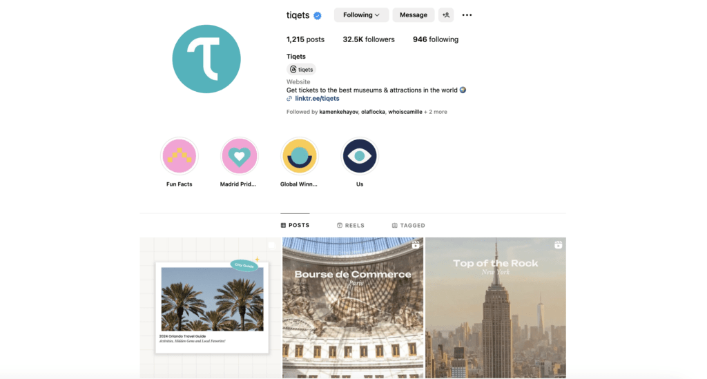 Tiqets Screenshot