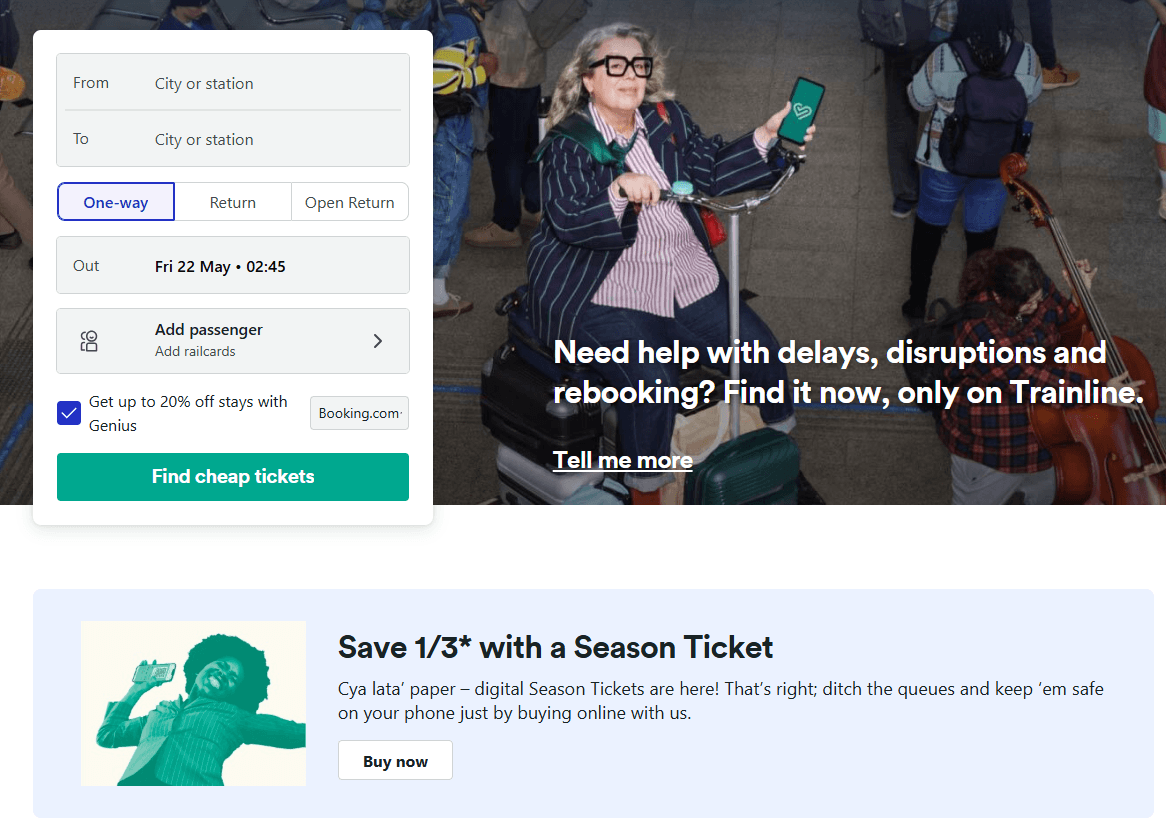 Trainline Screenshot