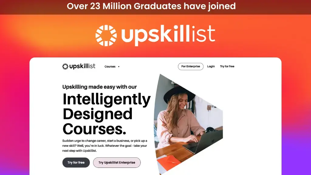 Upskillist Screenshot