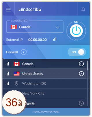 Windscribe Pro Code coupon de réduction