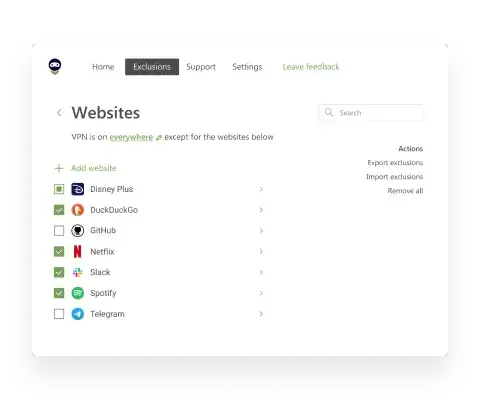 AdGuard VPN Screenshot