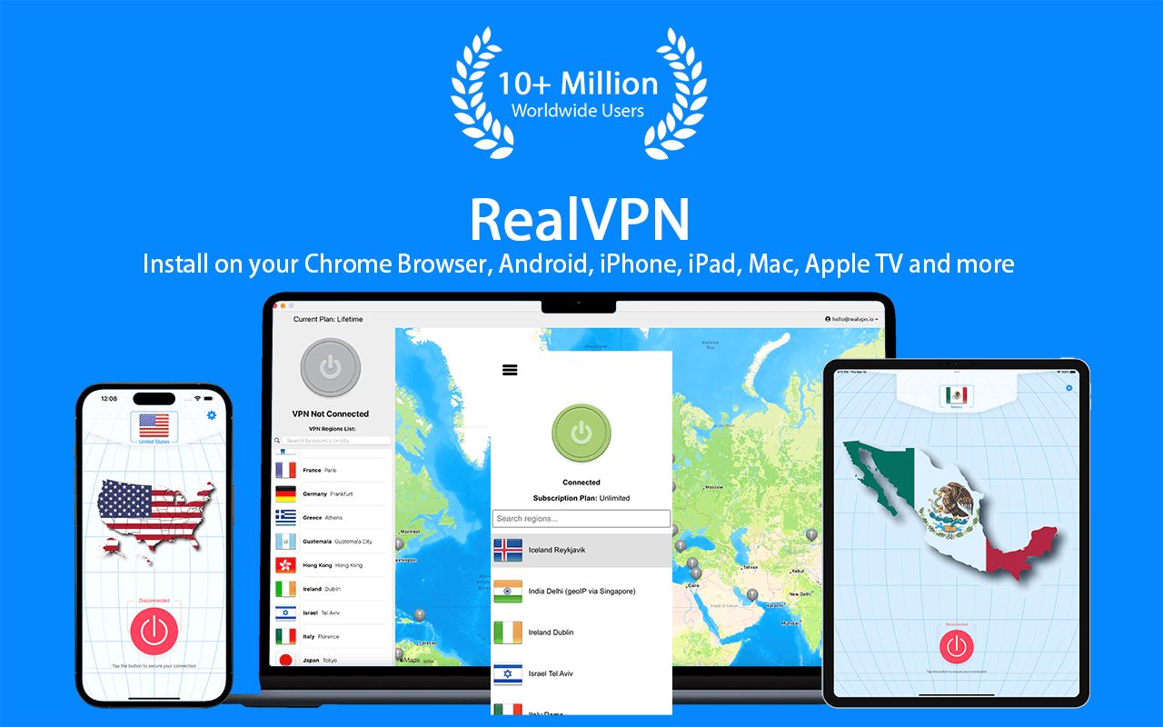 RealVPN Screenshot