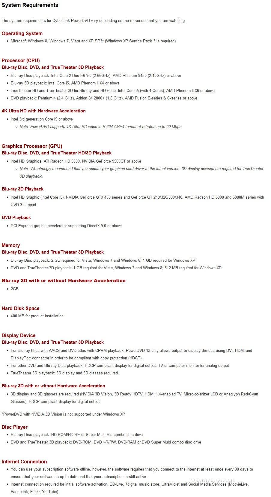 CyberLink PowerDVD Live Feature
