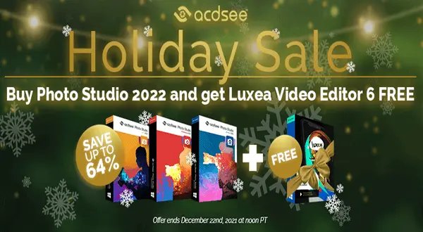 ACDSee Photo Studio, ACDSee Video Converter - Up to 50% OFF ACDsee Christmas Sale!