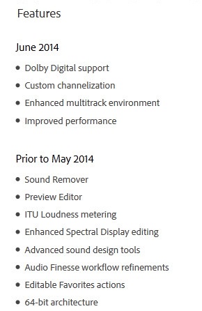 Adobe Audition CC Feature
