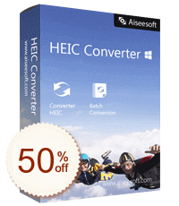 Aiseesoft Convertisseur HEIC Code coupon de réduction