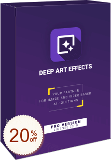 Deep Art Effects Code coupon de réduction