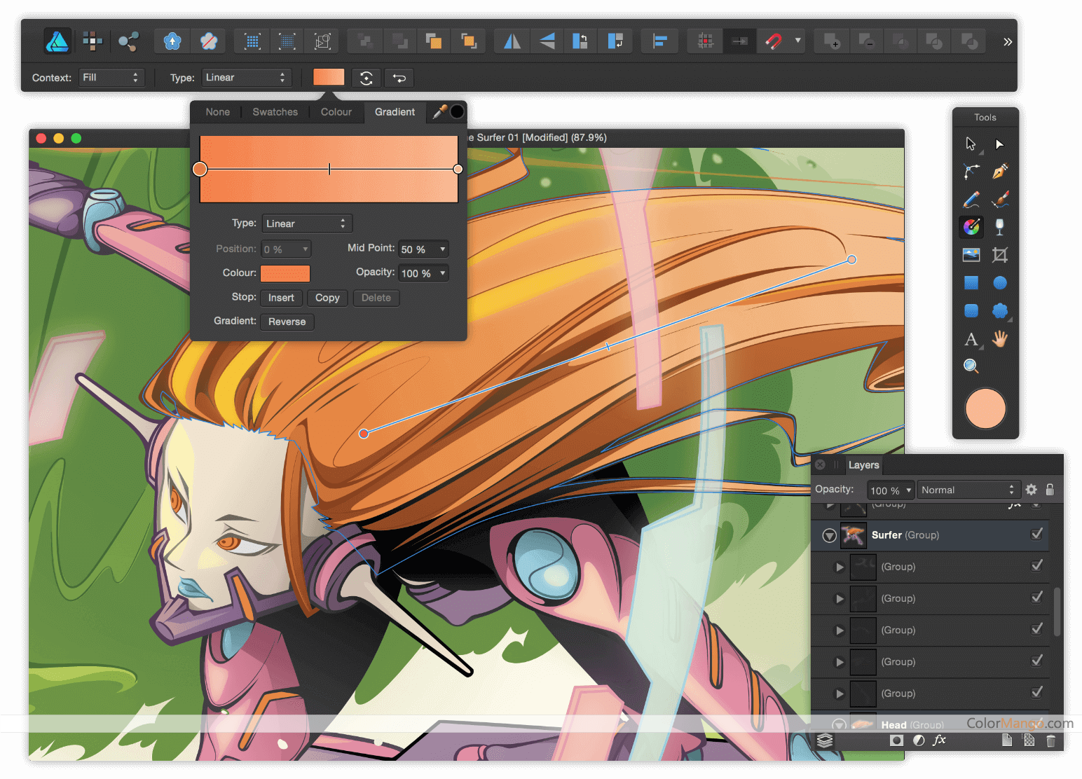 Web Design In Affinity Designer