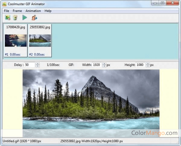 Coolmuster GIF Animator Screenshot