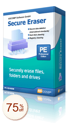 ASCOMP Secure Eraser Code coupon de réduction