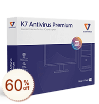 K7 Antivirus Premium Code coupon de réduction